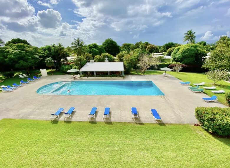 Golden View | Tropical Garden Condo With Pool In Saint James - Sunset Crest, Holetown, Barbados