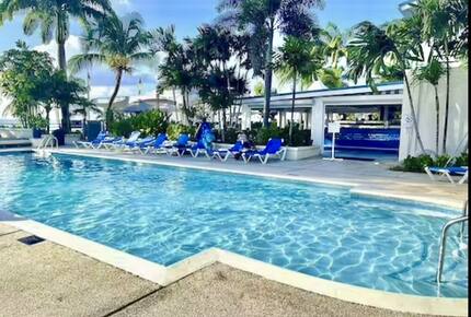 Golden View | Tropical Garden Condo With Pool In Saint James - Sunset Crest, Holetown, Barbados
