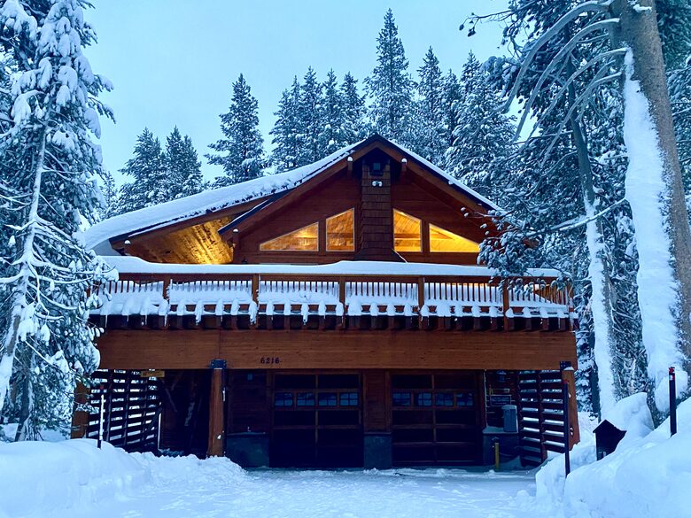Exterior in the winter.