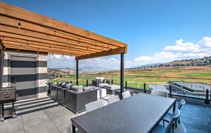 The golf course views are incredible
