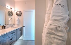 Custom robes in all bathrooms