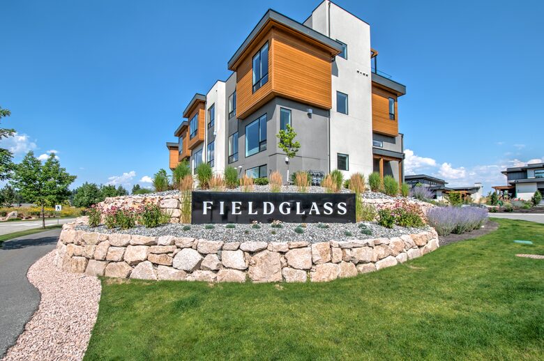 Entry to the Fieldglass development of 24 homes