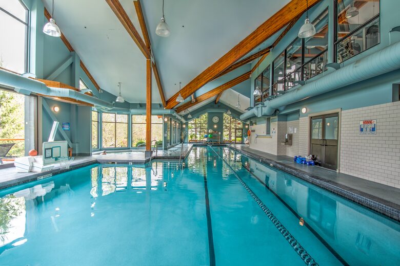 Indoor pool at the Predator Ridge Fitness Center
