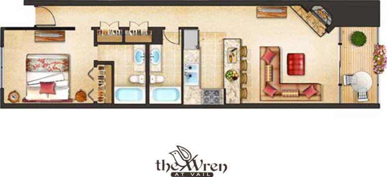 The Wren at Vail | One Bedroom, Facing Vail Mountain - Vail, Colorado