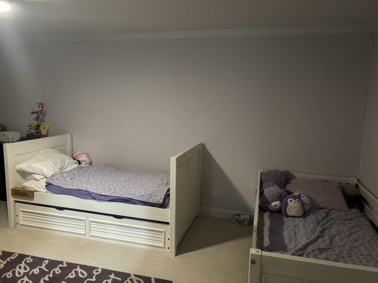 Kids room upstairs with pull out trundle