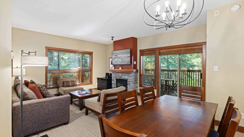 Six person dining table