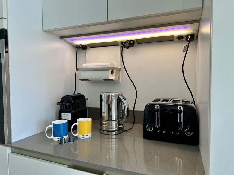 Tea and coffee making facilities including Nespresso machine