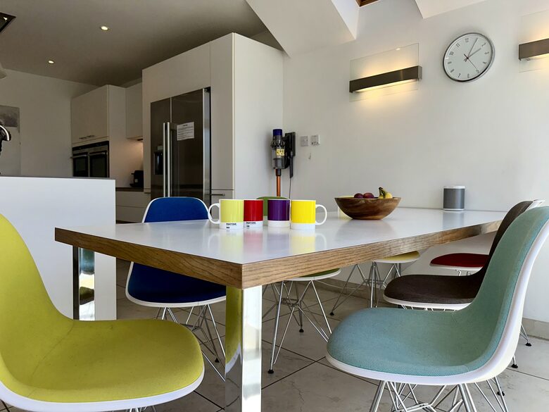 Kitchen with dining area