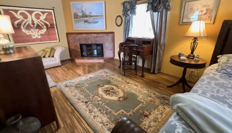 King Bedroom Fireplace