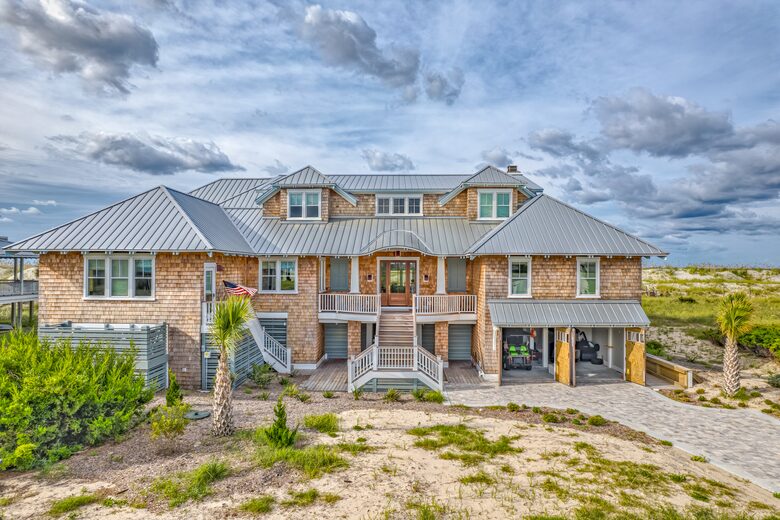 Stunning Beachfront Home with 'Old Soul' Character - Bald Head Island, North Carolina