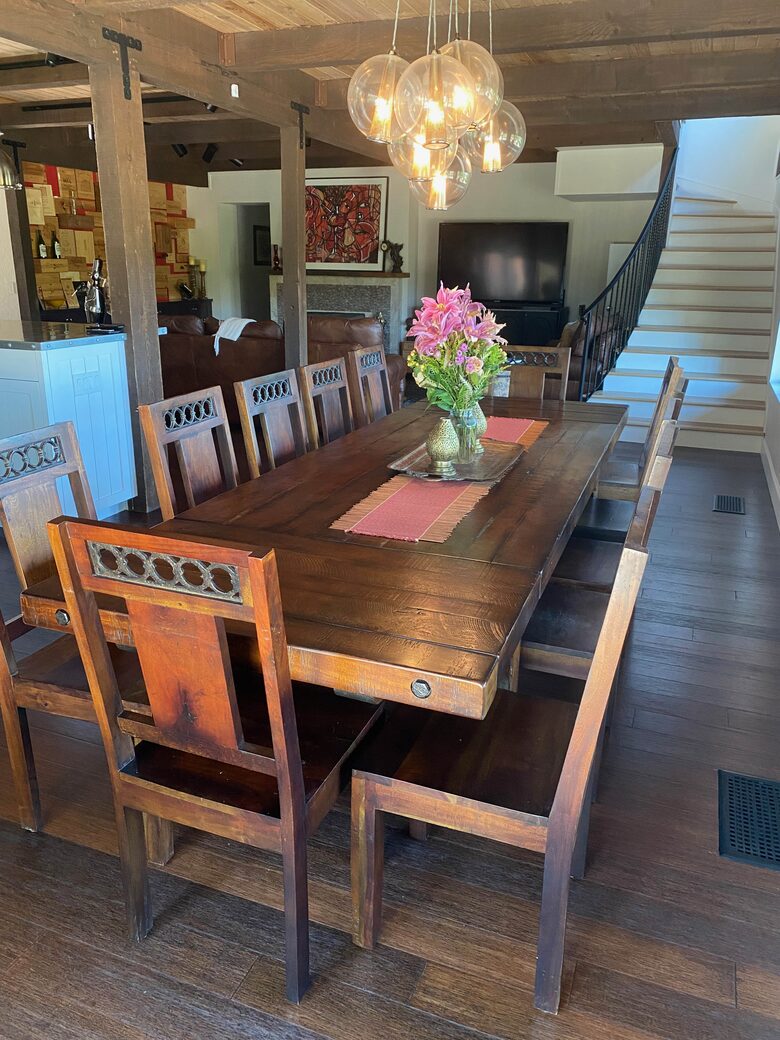 Dining table for 10