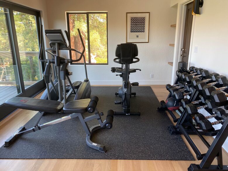 Workout area upstairs