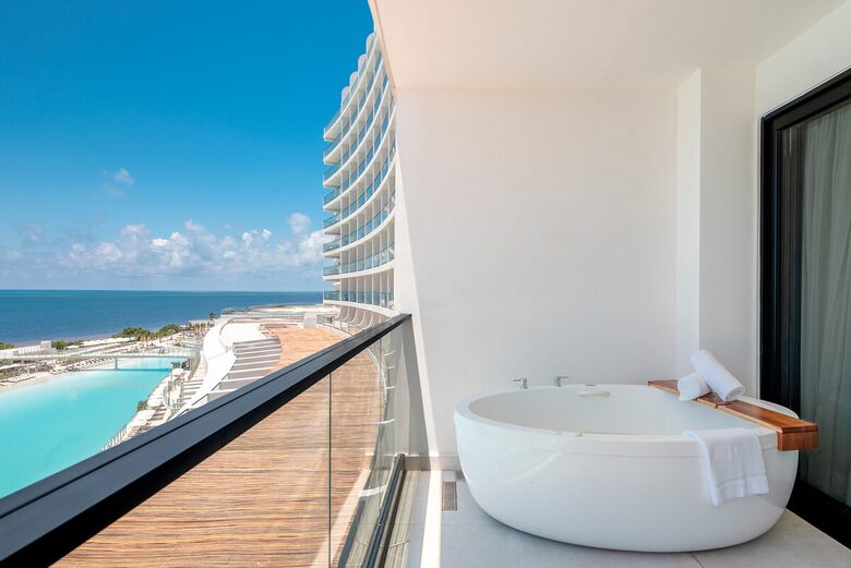 Oceanfront Guest Room at AVA Resort Cancún (All-Inclusive Vacation) - Cancún, Mexico