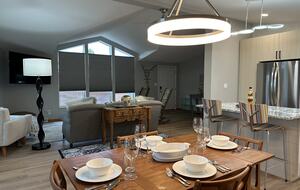 living room & dining room