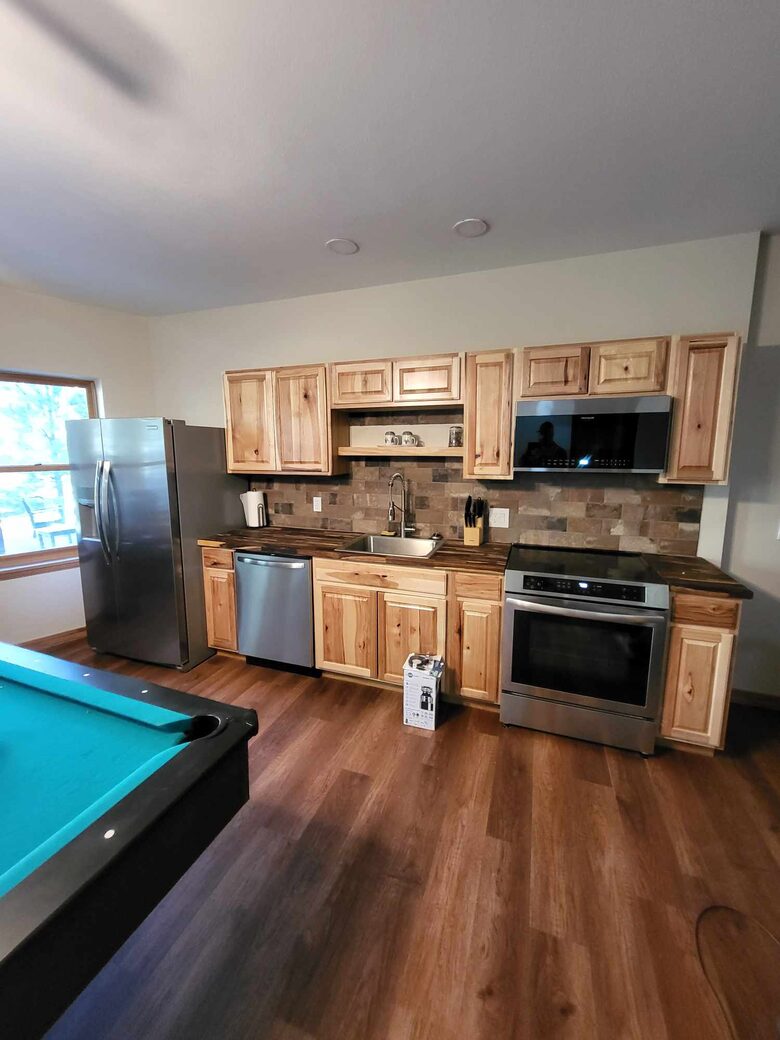 downstairs kitchenette