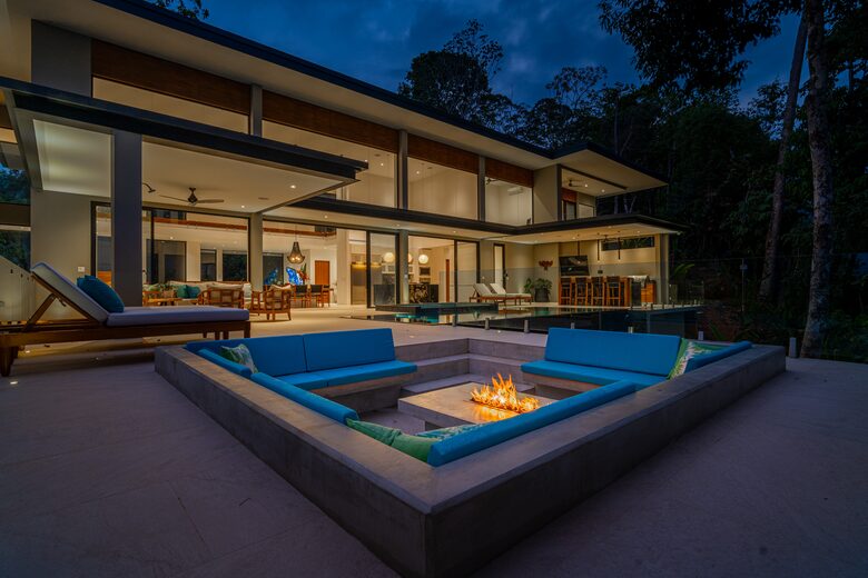 Fire Pit at night