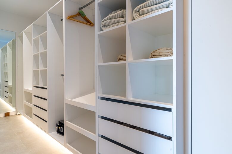 Walk-in closet (all four suites)