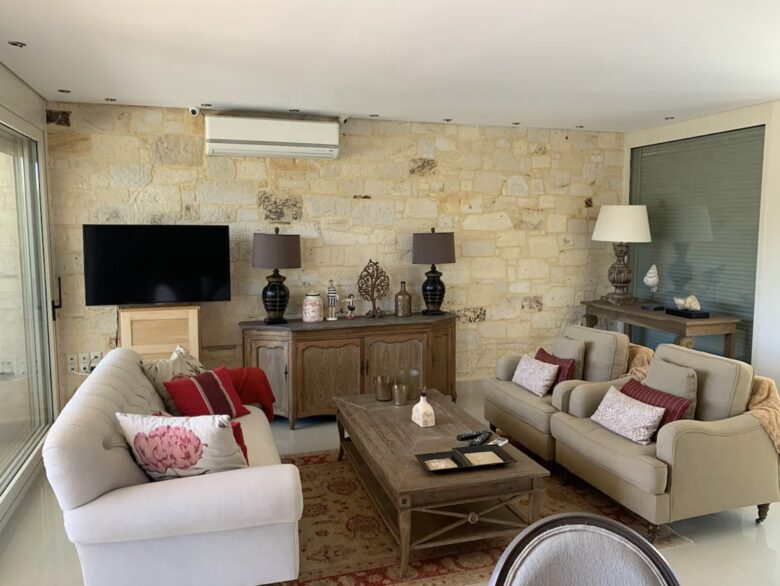 Beachfront Island Villa with Panoramic Aegean Views - Agios Isidoros, Greece