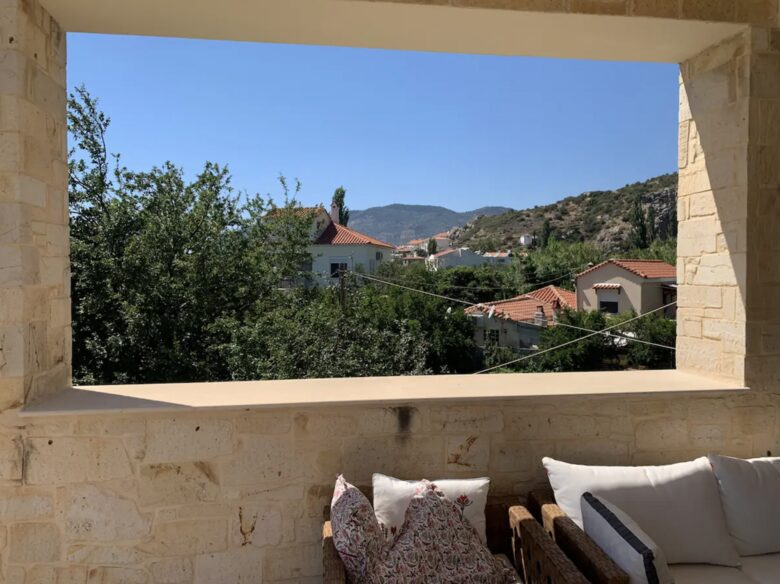 Beachfront Island Villa with Panoramic Aegean Views - Agios Isidoros, Greece