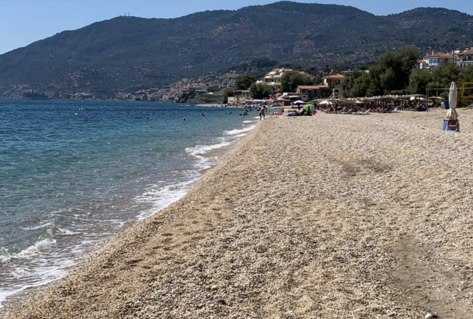 Beachfront Island Villa with Panoramic Aegean Views - Agios Isidoros, Greece