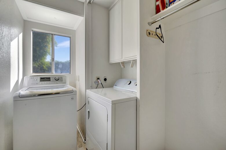 Laundry room.