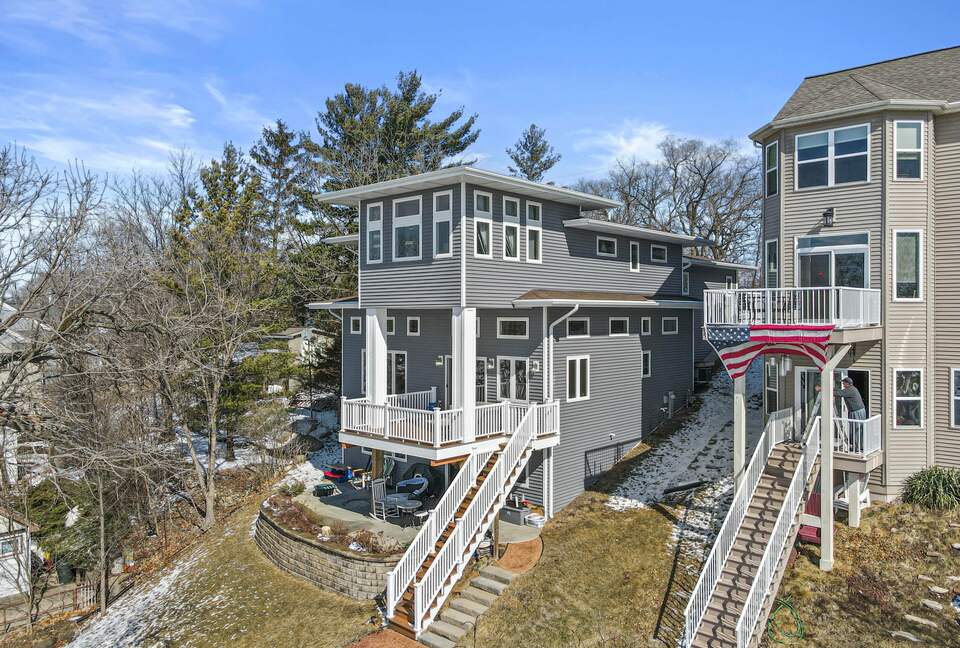 Modern Lakehouse with Boat Access - Mukwonago, Wisconsin