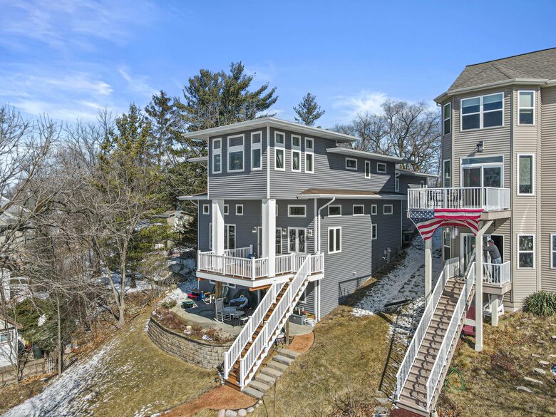 Modern Lakehouse with Boat Access - Mukwonago, Wisconsin