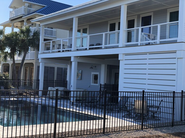 Close up front of house