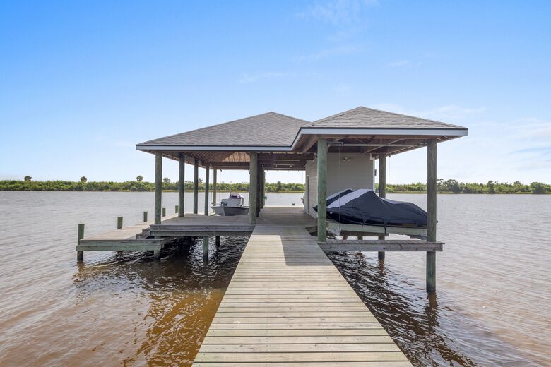 Waterfront Hackberry Retreat with Fishing Dock & Scenic Views - Hackberry, Louisiana