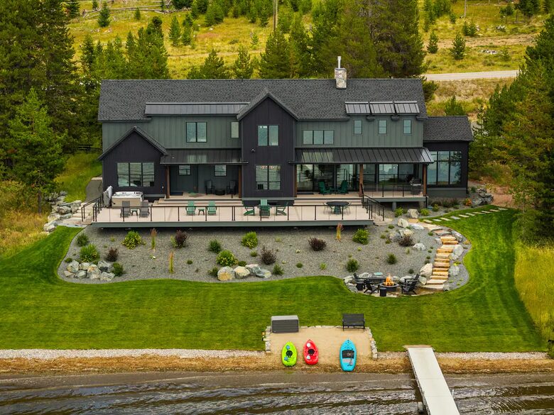 Upscale Montana Retreat with Private Dock & Mountain Views - Anaconda, Montana