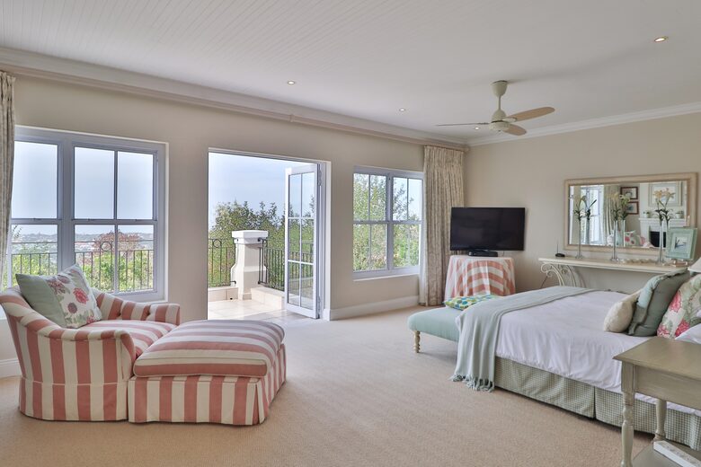 Top Floor - Master Bedroom and Balcony (Bedroom 1)