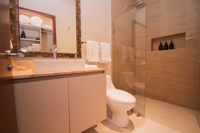 2nd Bedroom Ensuite Bath with Shower