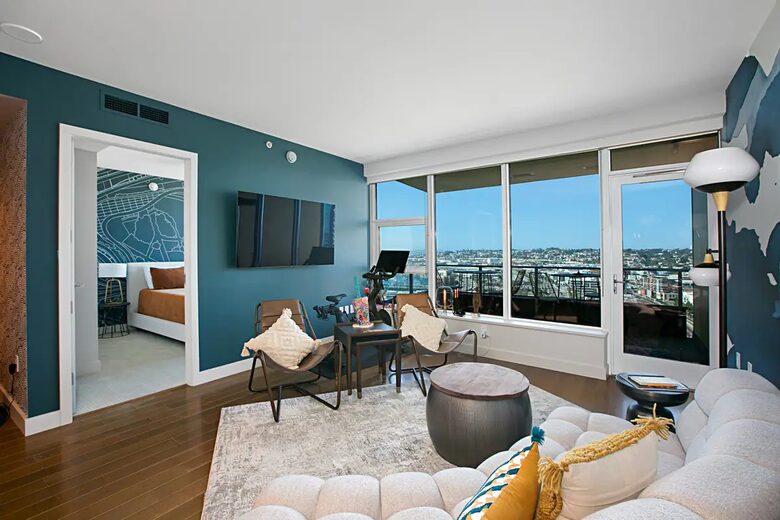 Stylish Bayside Condo with Panoramic San Diego Bay Views - San Diego, California