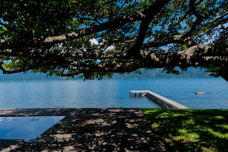 Villa Compound in Volcanic Crater Lake in El Salvador - Lago de Coatepeque, Santa Ana, El Salvador
