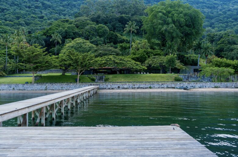 Villa Compound in Volcanic Crater Lake in El Salvador - Lago de Coatepeque, Santa Ana, El Salvador