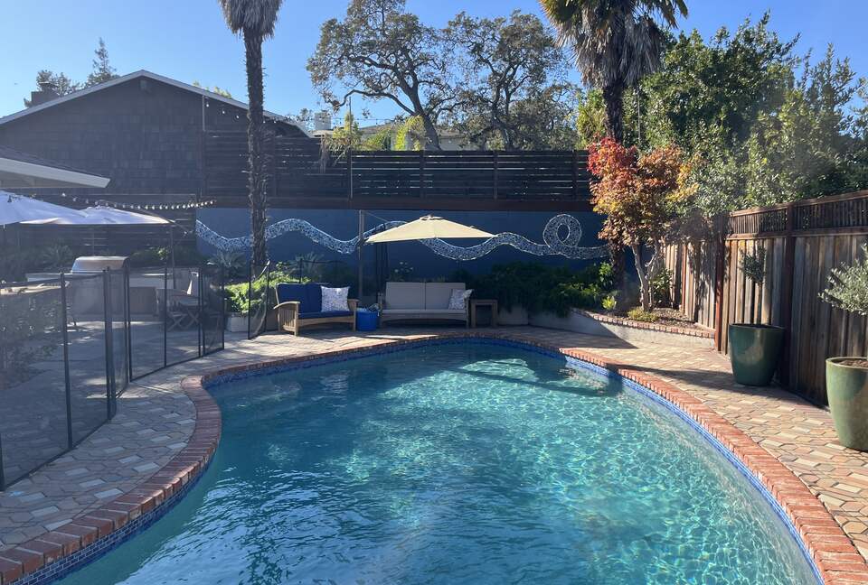 Stanford Home in the Hills with Pool - Menlo Park, California