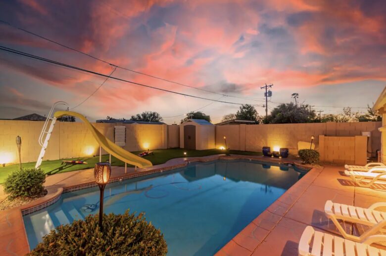 Elegant 4-Bed Phoenix Oasis with Pool, Hot Tub & Games - Phoenix, Arizona