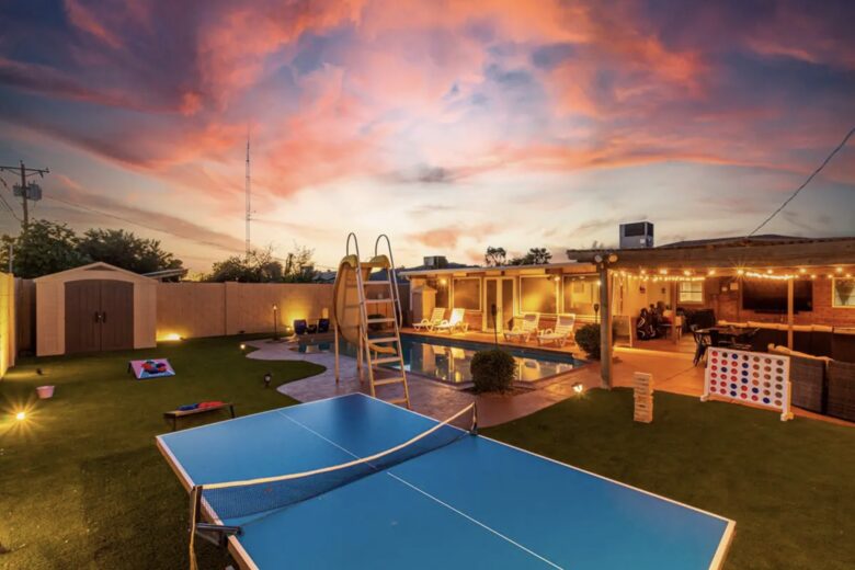 Elegant 4-Bed Phoenix Oasis with Pool, Hot Tub & Games - Phoenix, Arizona