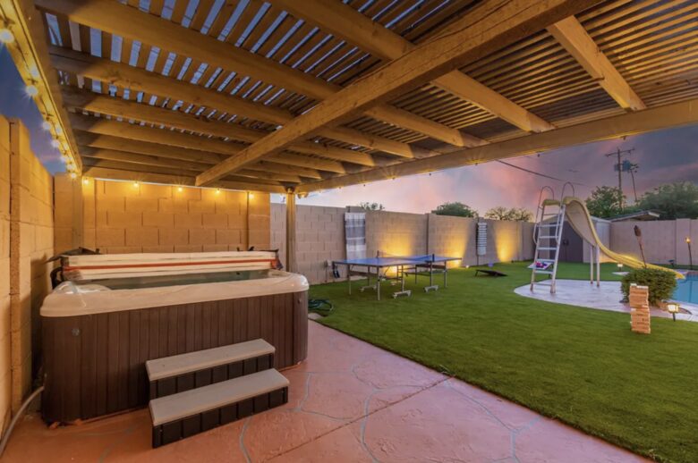 Elegant 4-Bed Phoenix Oasis with Pool, Hot Tub & Games - Phoenix, Arizona