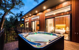 Deluxe Spa Tree House - Franz Josef Glacier, New Zealand