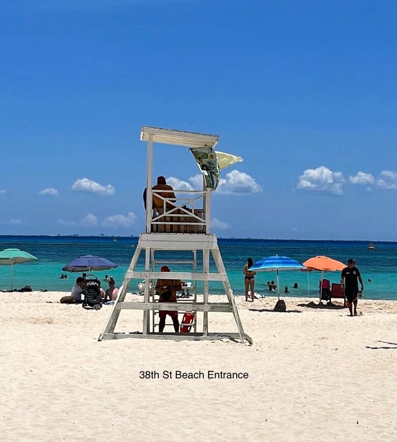 38th Street Beach Entrance