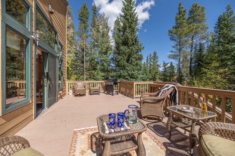 Back Deck leading into kitchen
