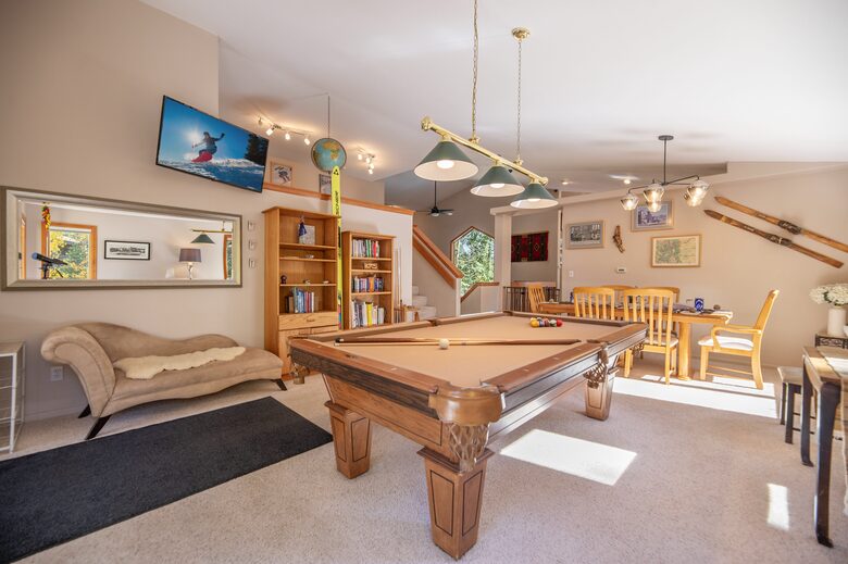 Pool table game room