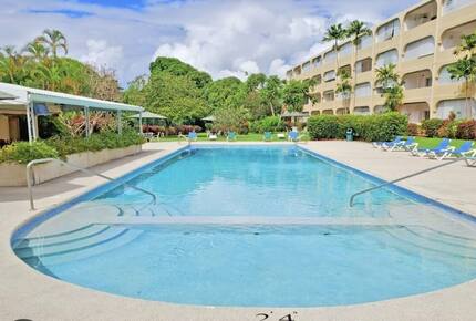 Golden View | Tropical Garden Condo With Pool In Saint James - Sunset Crest, Holetown, Barbados