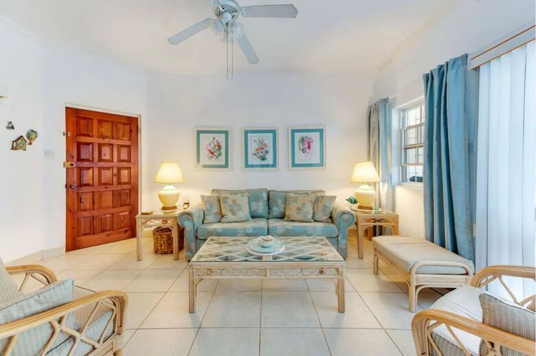 Golden View | Tropical Garden Condo With Pool In Saint James - Sunset Crest, Holetown, Barbados