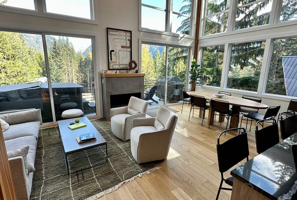 Sun drenched living room