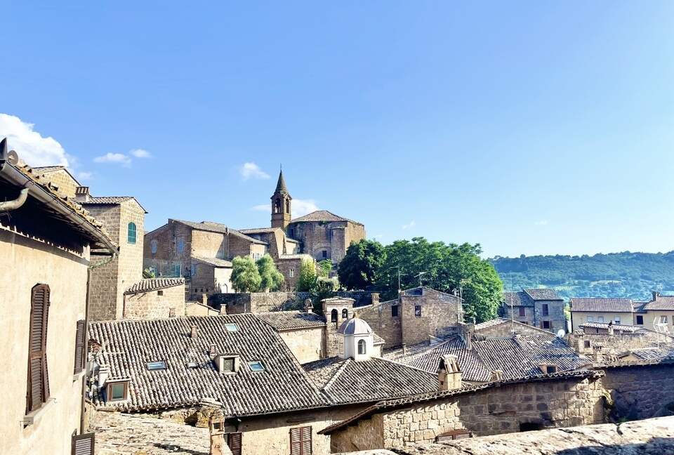 Every view is beautiful in Orvieto