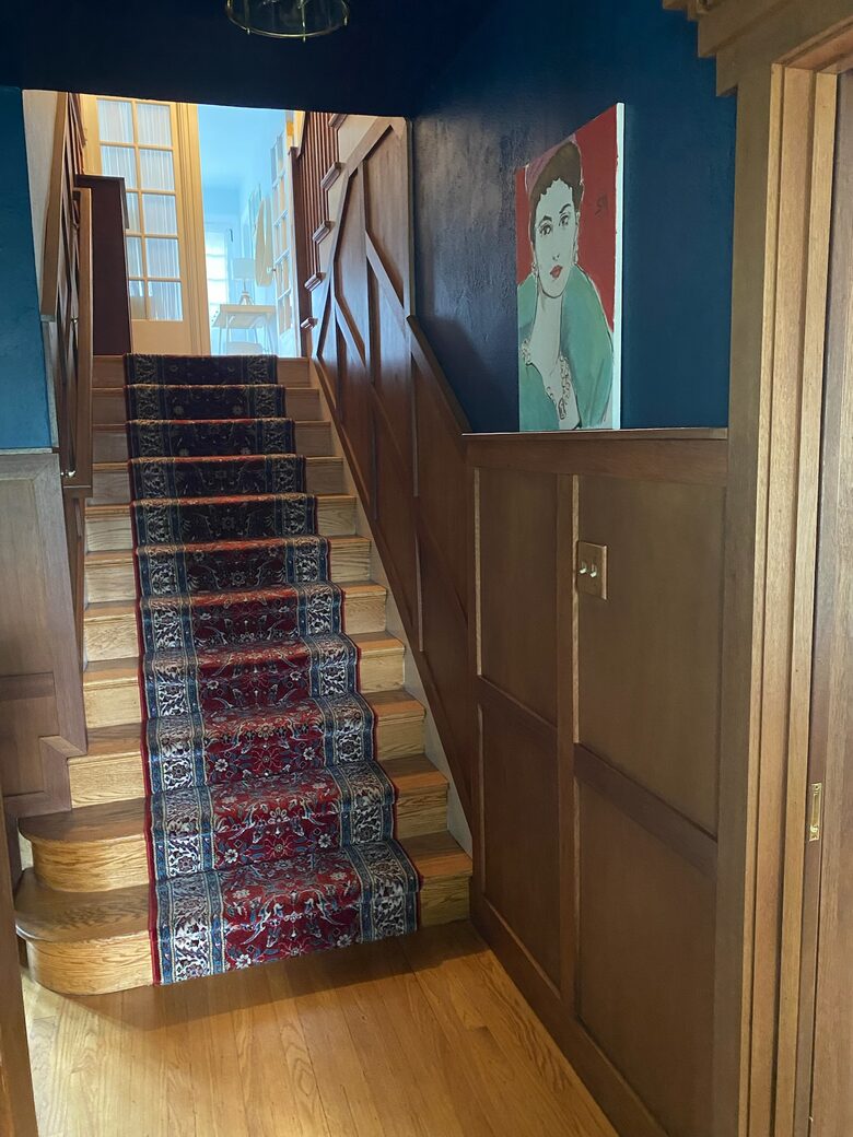 Historic 1920s woodwork through the home