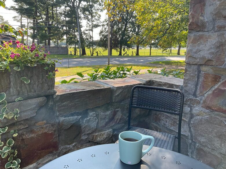 Coffee with the horses