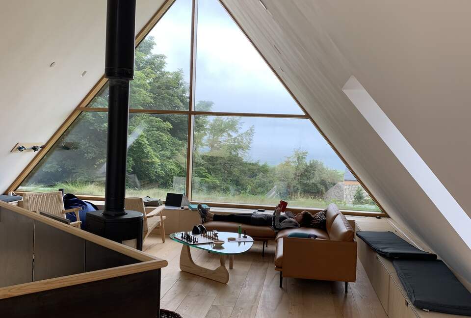 Living room view to sea